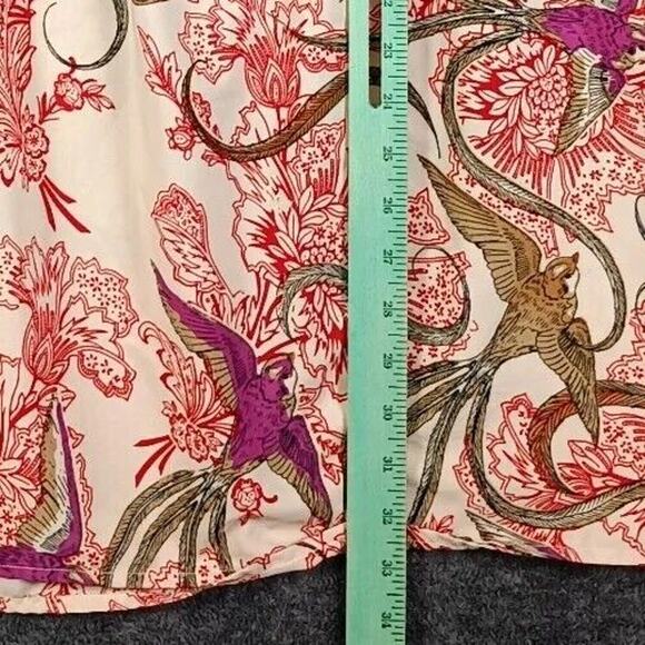 Angie Dress Women Large Red Swallow Print Cold Shoulder Rockabilly Tattoo - Picture 6 of 13